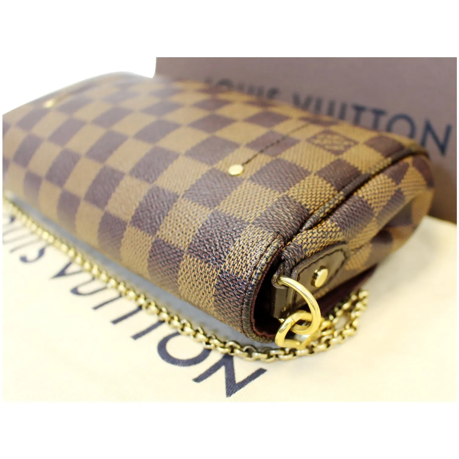 LOUIS VUITTON Favorite PM Damier Ebene Shoulder Crossbody Bag
