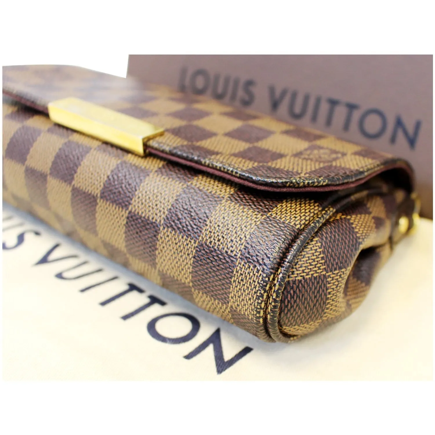 LOUIS VUITTON Favorite PM Damier Ebene Shoulder Crossbody Bag