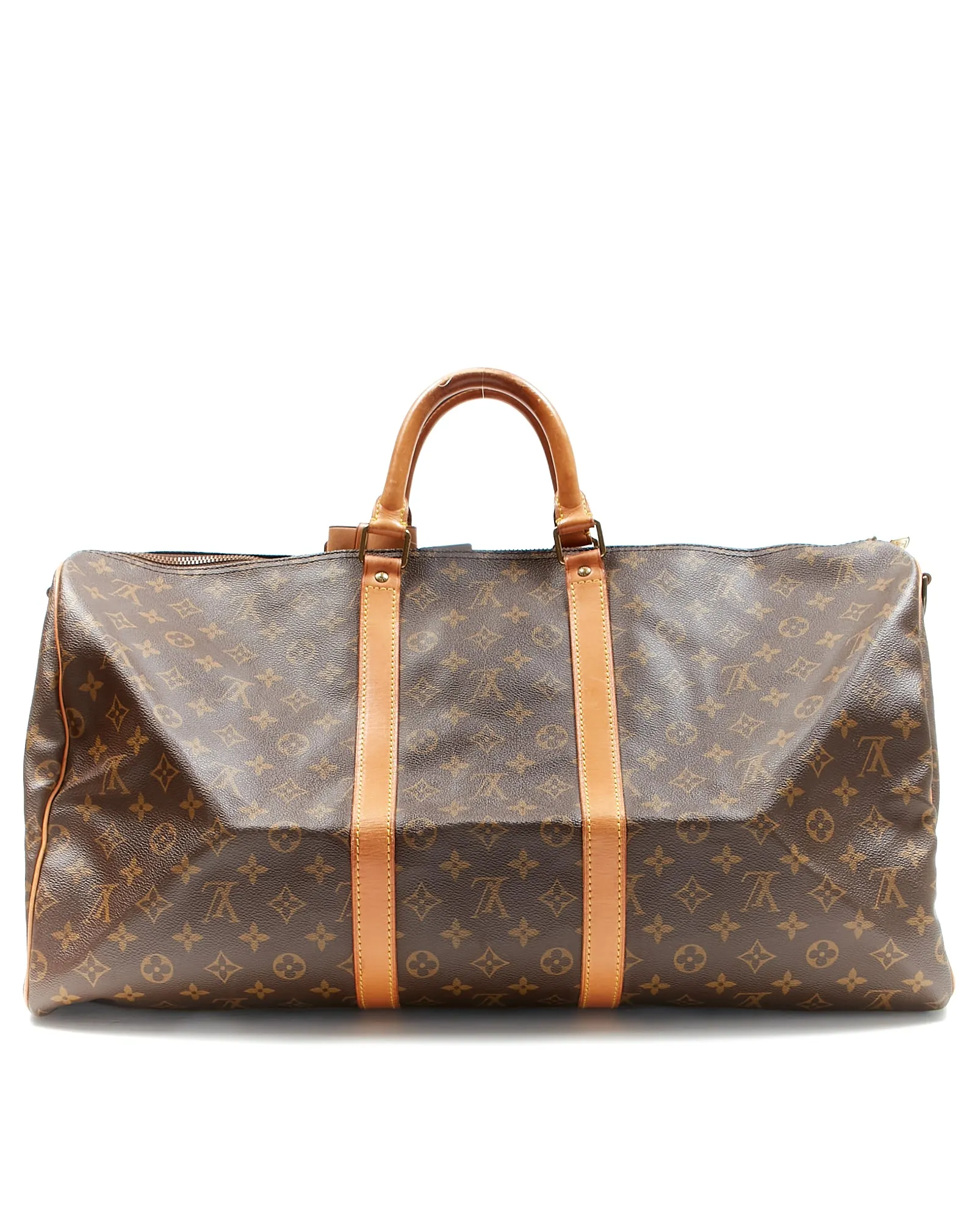 Louis Vuitton Monogram Canvas Keepall 55 Bandoulière Travel Bag