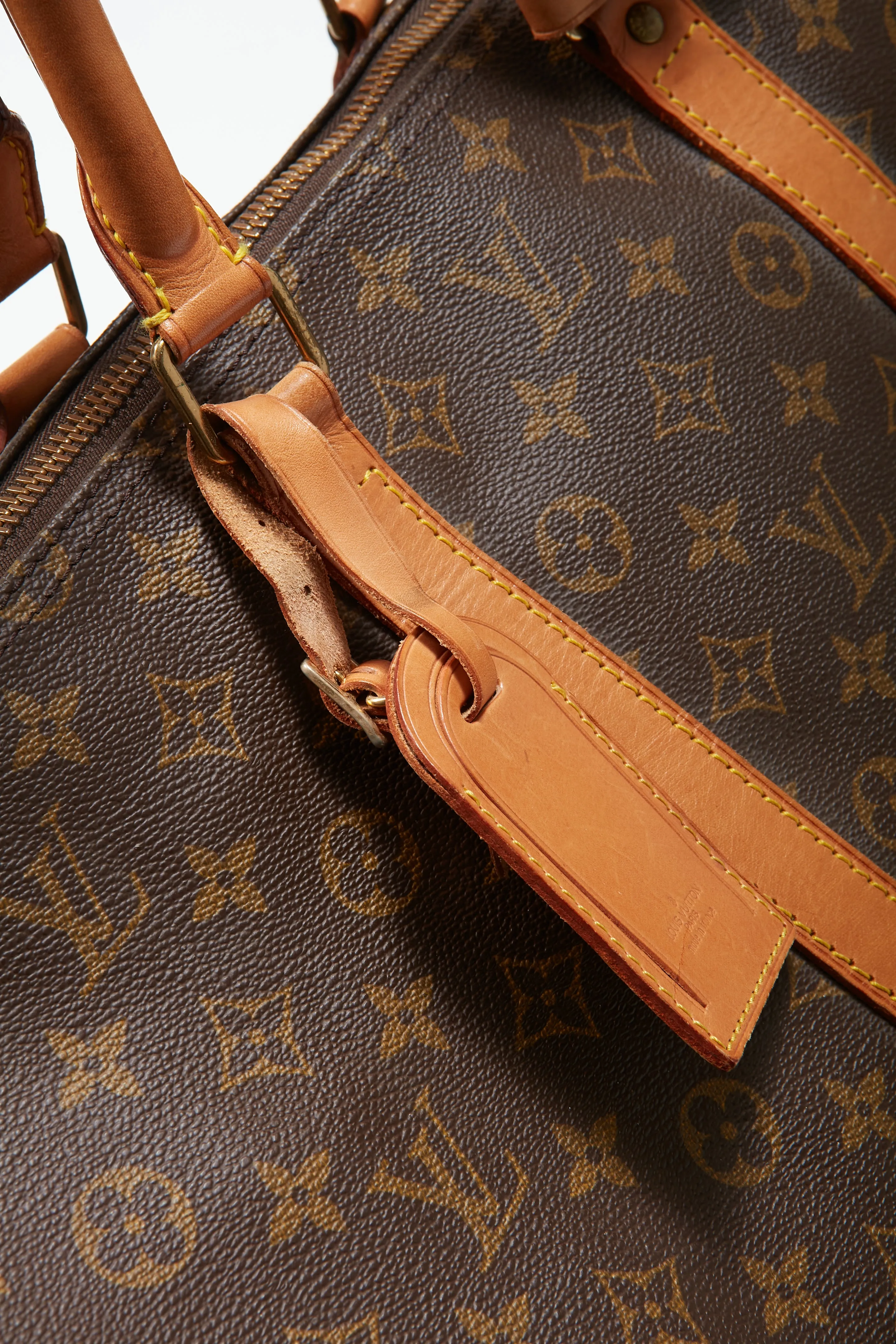 Louis Vuitton Monogram Canvas Keepall 55 Bandoulière Travel Bag