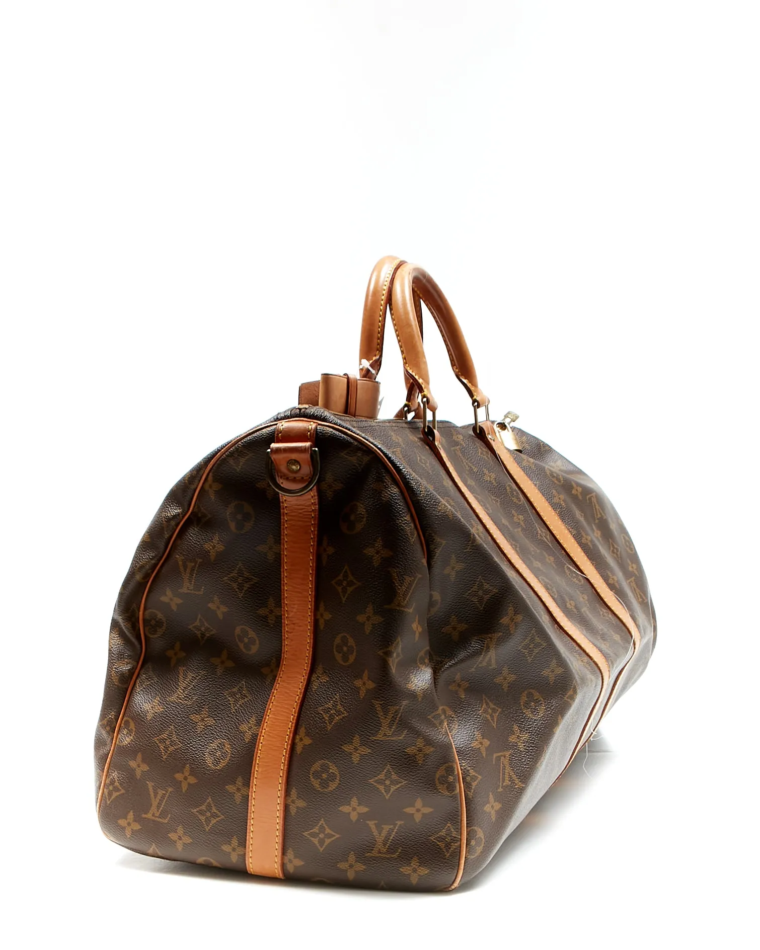 Louis Vuitton Monogram Canvas Keepall 55 Bandoulière Travel Bag