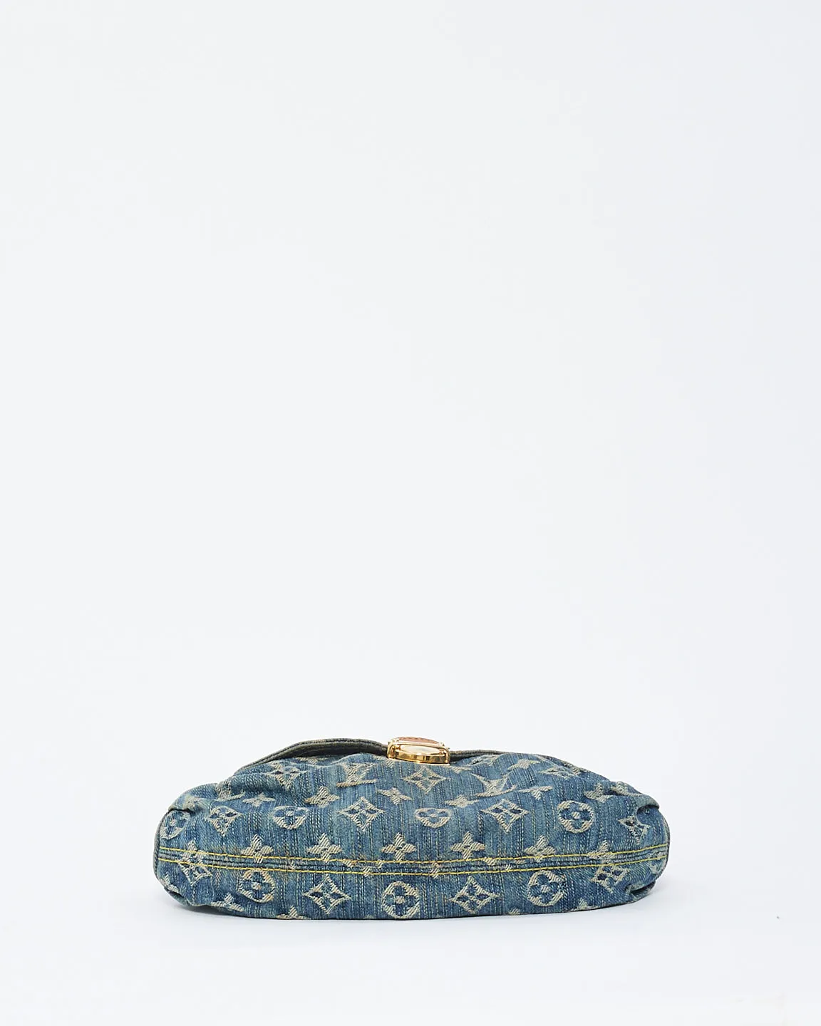 Louis Vuitton Monogram Denim Mini Pleaty Shoulder Bag