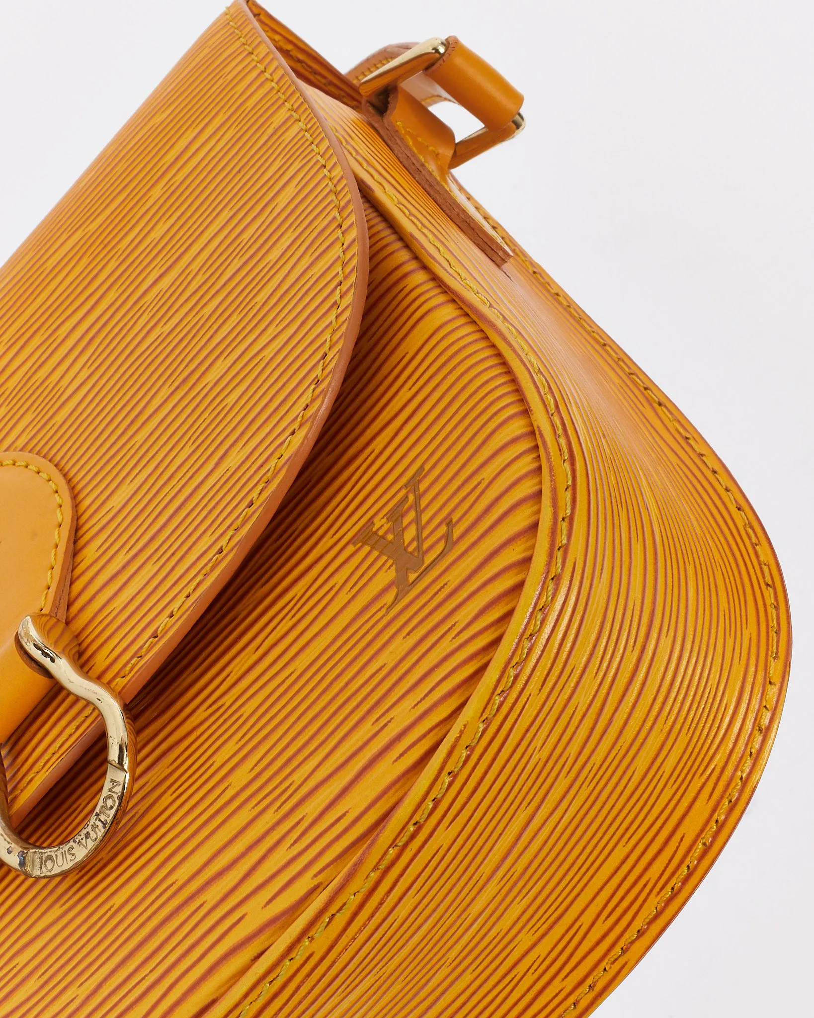 Louis Vuitton Yellow Epi Leather Saint Cloud PM Shoulder Bag