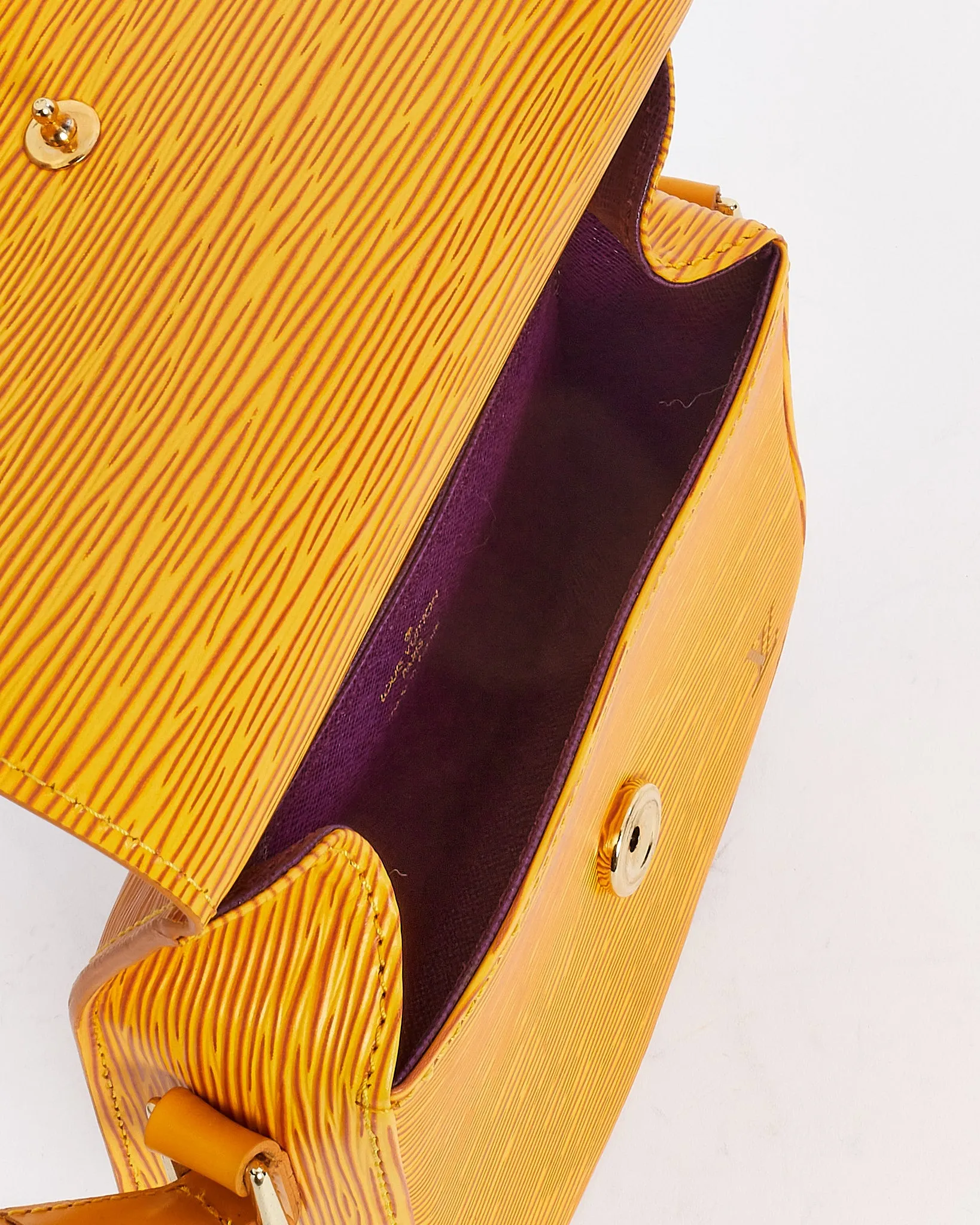 Louis Vuitton Yellow Epi Leather Saint Cloud PM Shoulder Bag