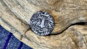 Luster Pendant by Allegory Gallery — Green Man - French Lilac