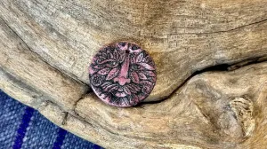 Luster Pendant by Allegory Gallery — Green Man - Venetian Red