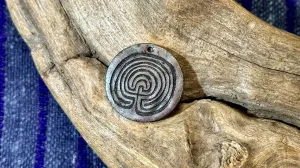 Luster Pendant by Allegory Gallery — Labyrinth - Cherokee Purple