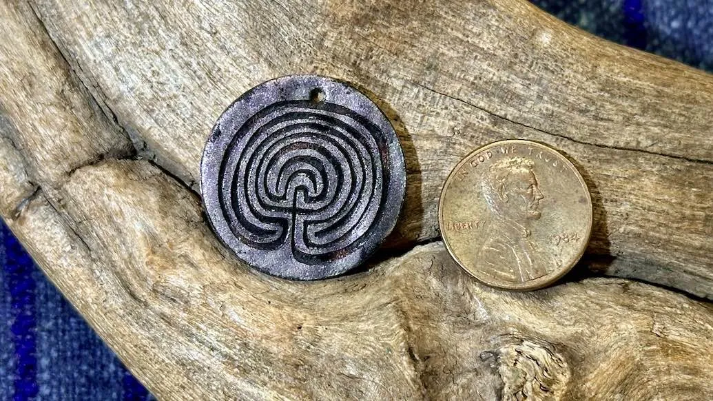 Luster Pendant by Allegory Gallery — Labyrinth - French Lilac