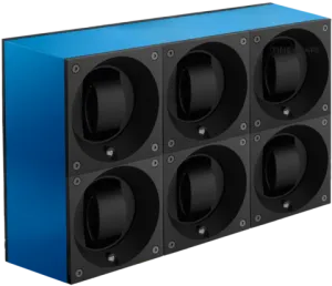 Masterbox Aluminum 6 Positions Sapphire Blue Anodized Aluminum