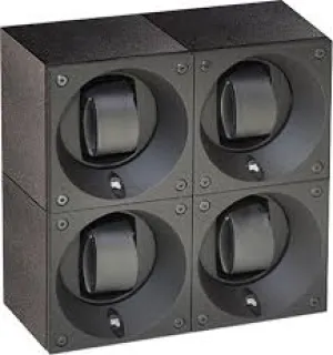 Masterbox Aluminum Quattro Black Anodized Aluminum