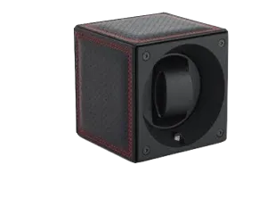 Masterbox Single Black Toledo Leather Double Red Stitches