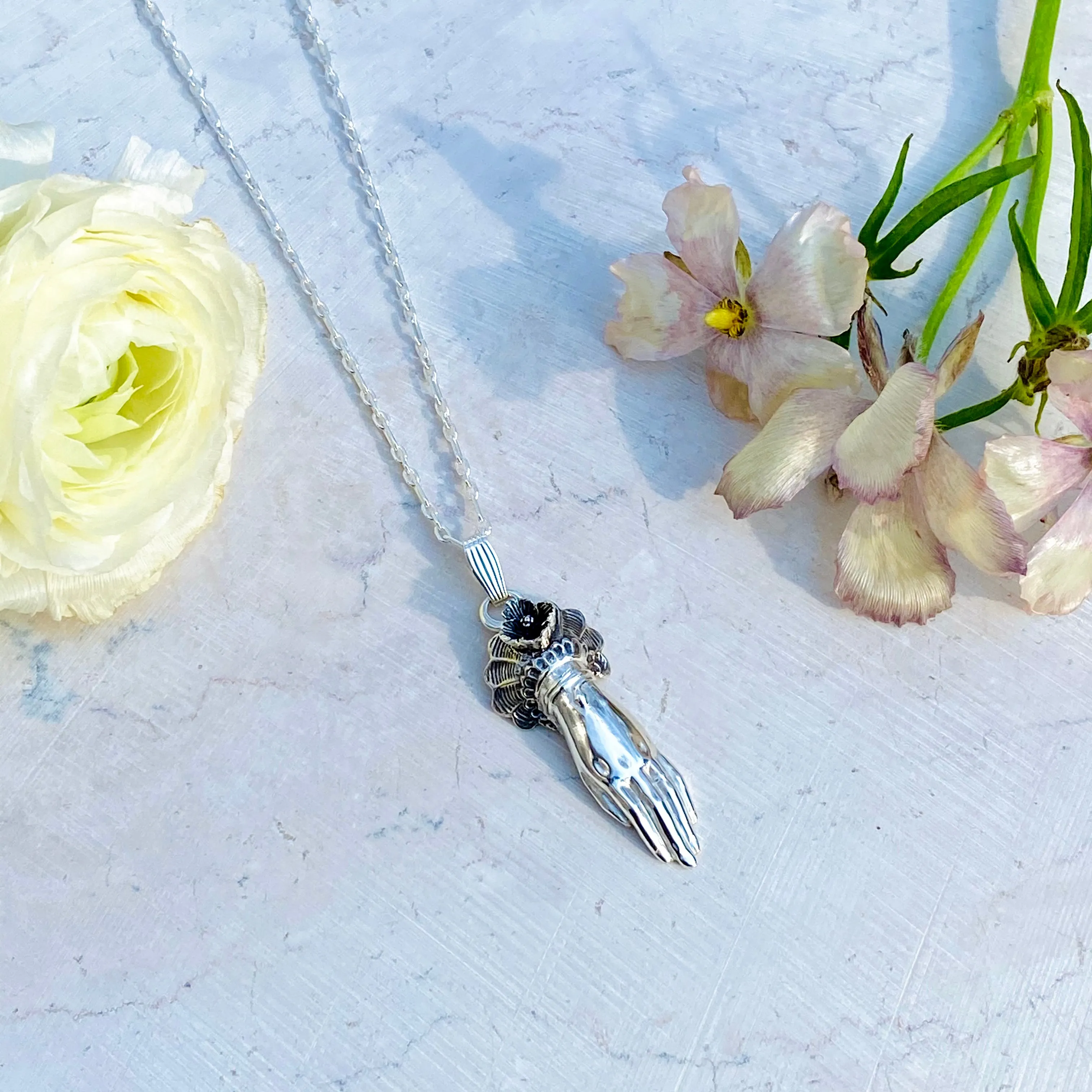 Memento Mori Hand Pendant