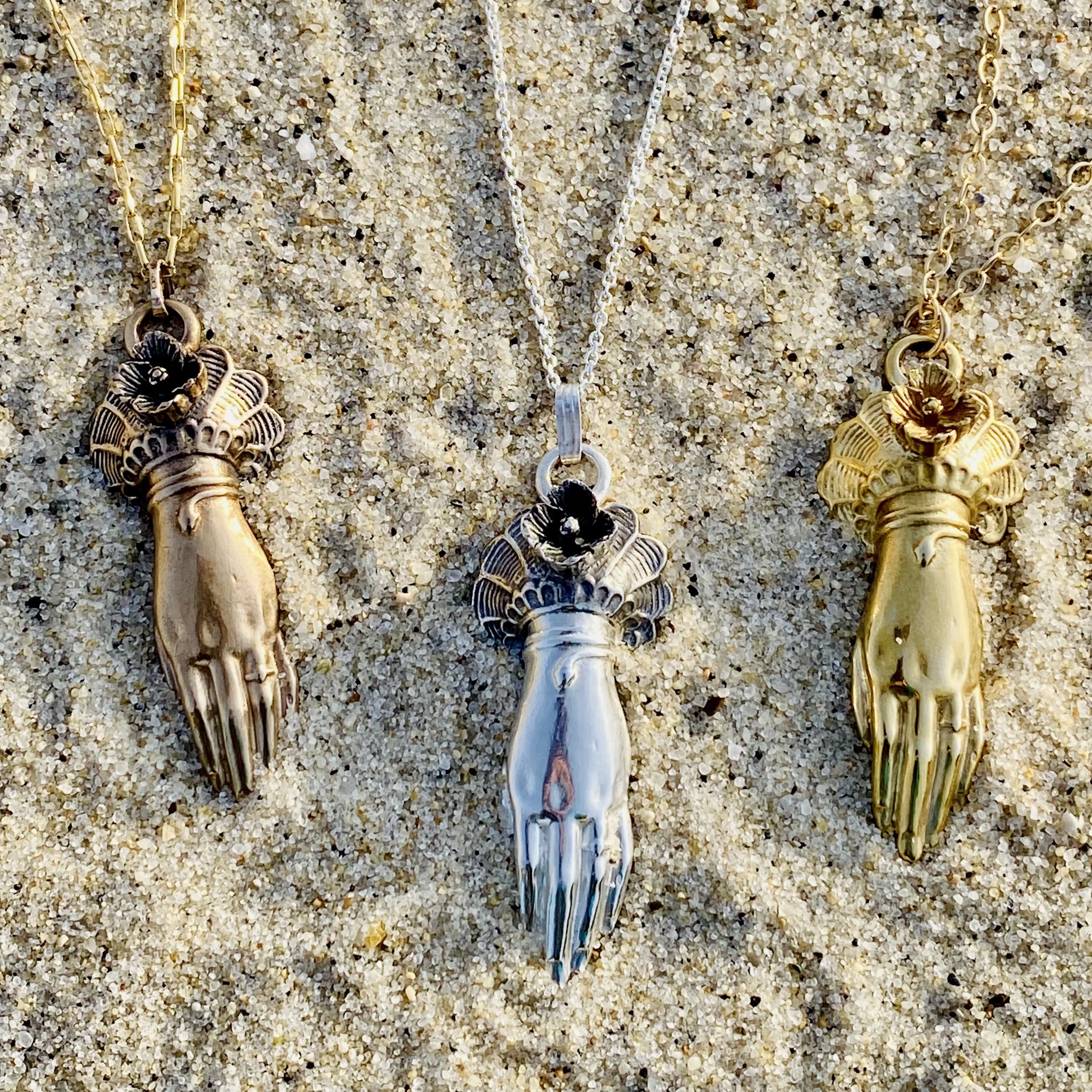 Memento Mori Hand Pendant