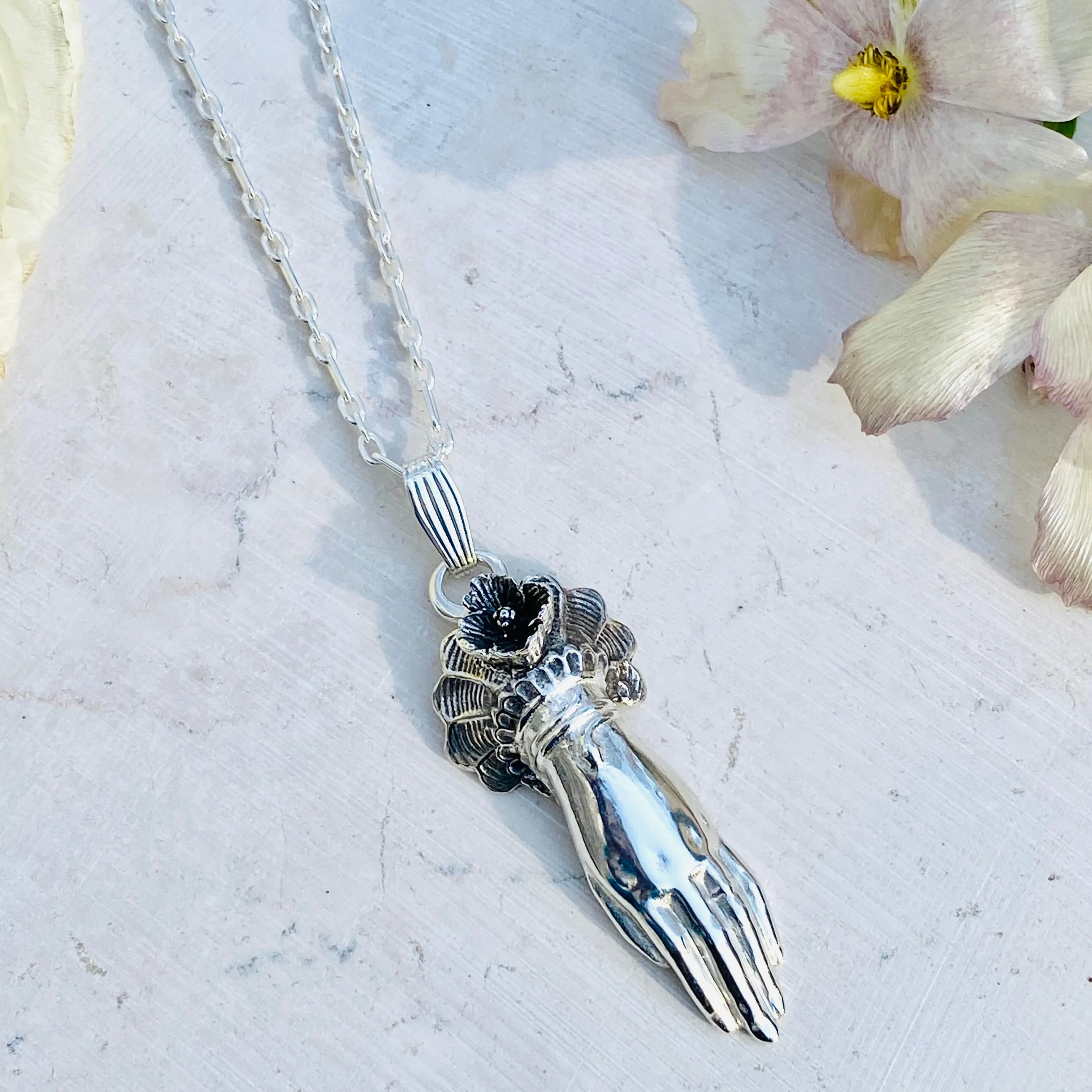 Memento Mori Hand Pendant