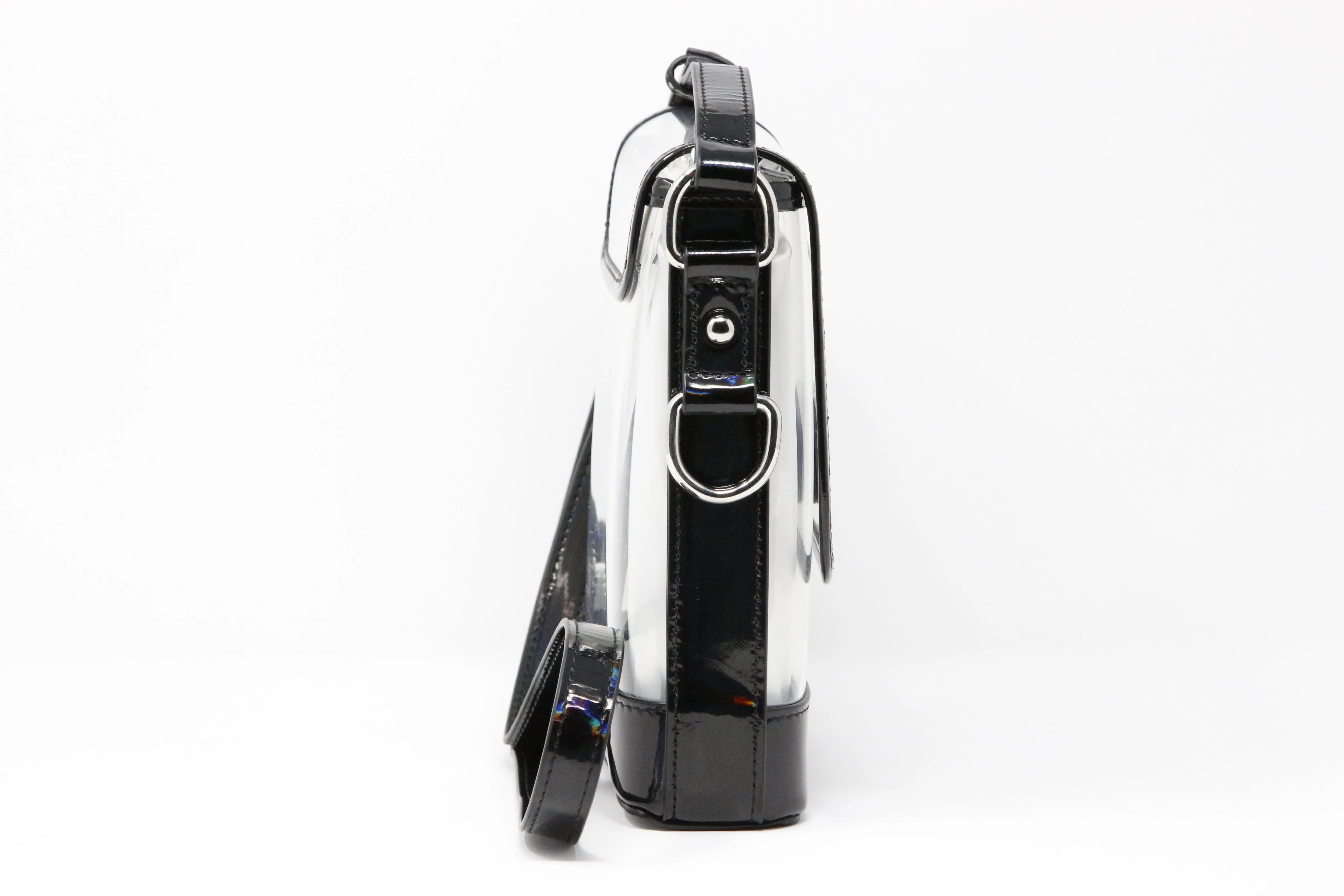 Memo (Black Holographic Leather, Platinum Liner) - Buy with Prime