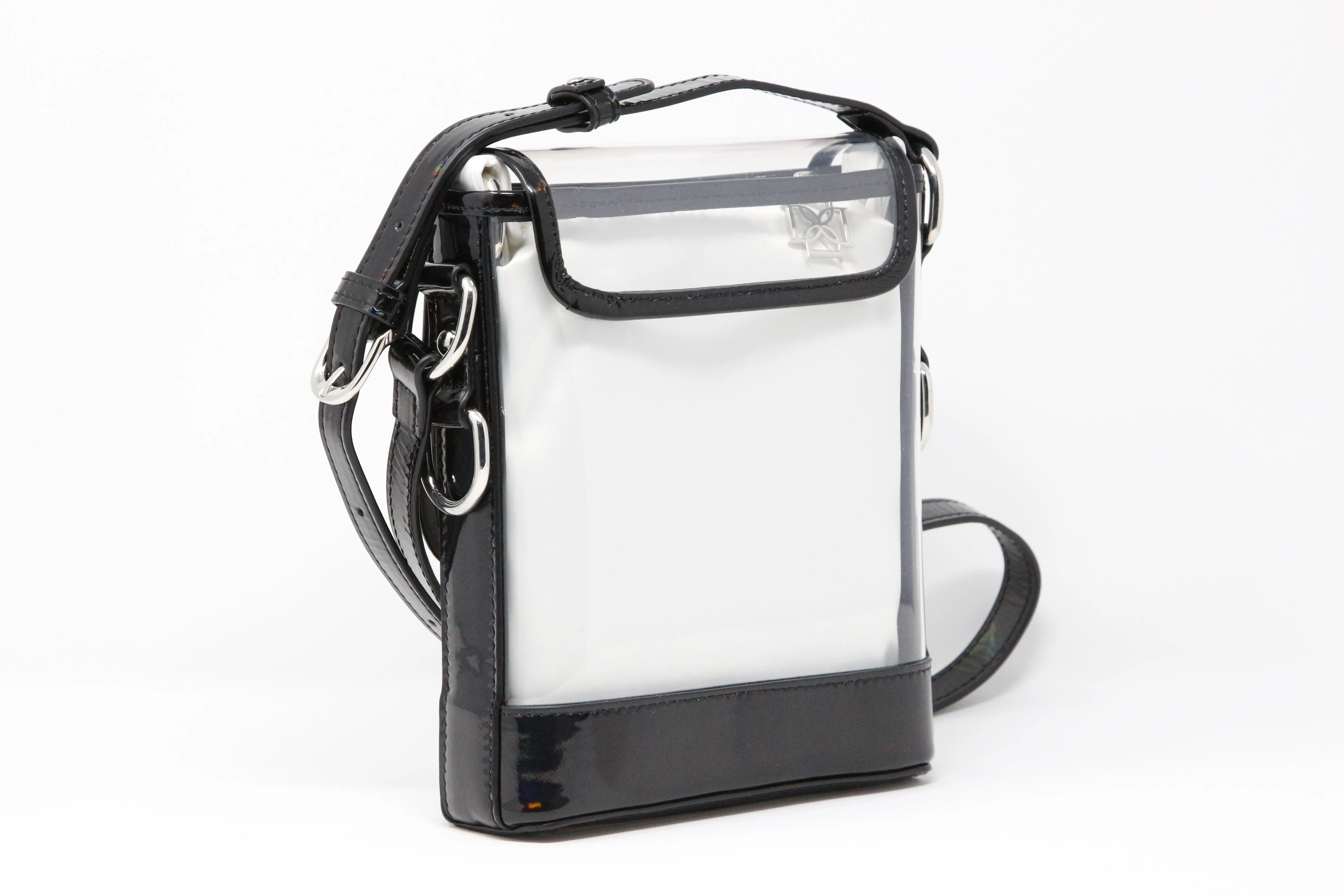 Memo (Black Holographic Leather, Platinum Liner) - Buy with Prime