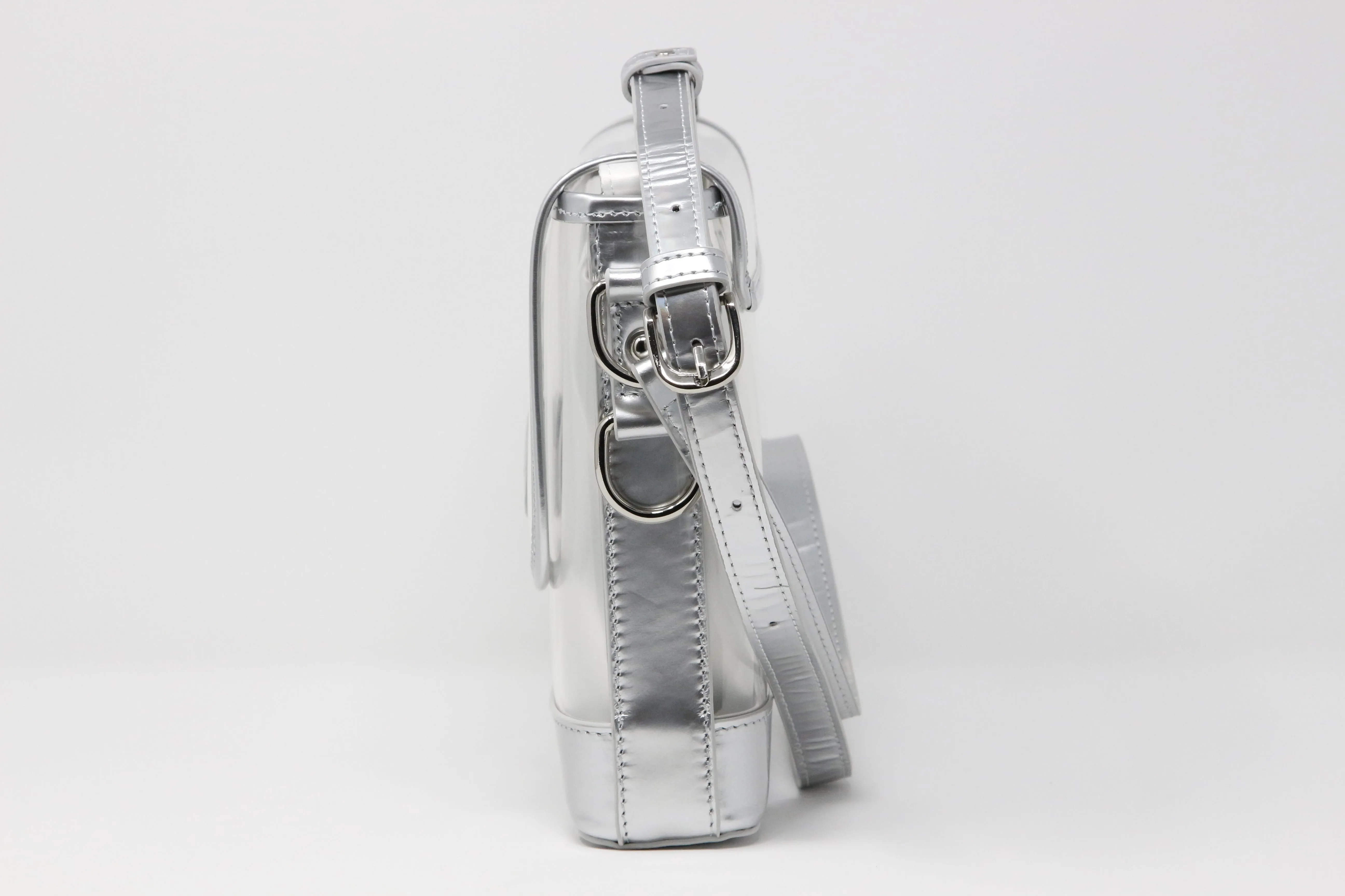 Memo - Silver Holographic Patent Leather