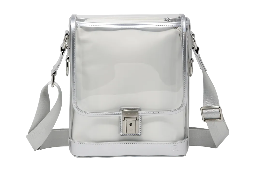 Messenger (Silver Holographic Leather, Platinum Liner) - Buy with Prime