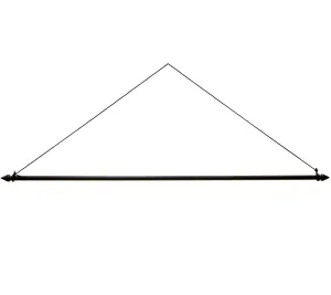 Metal Dowel Flag Hanger