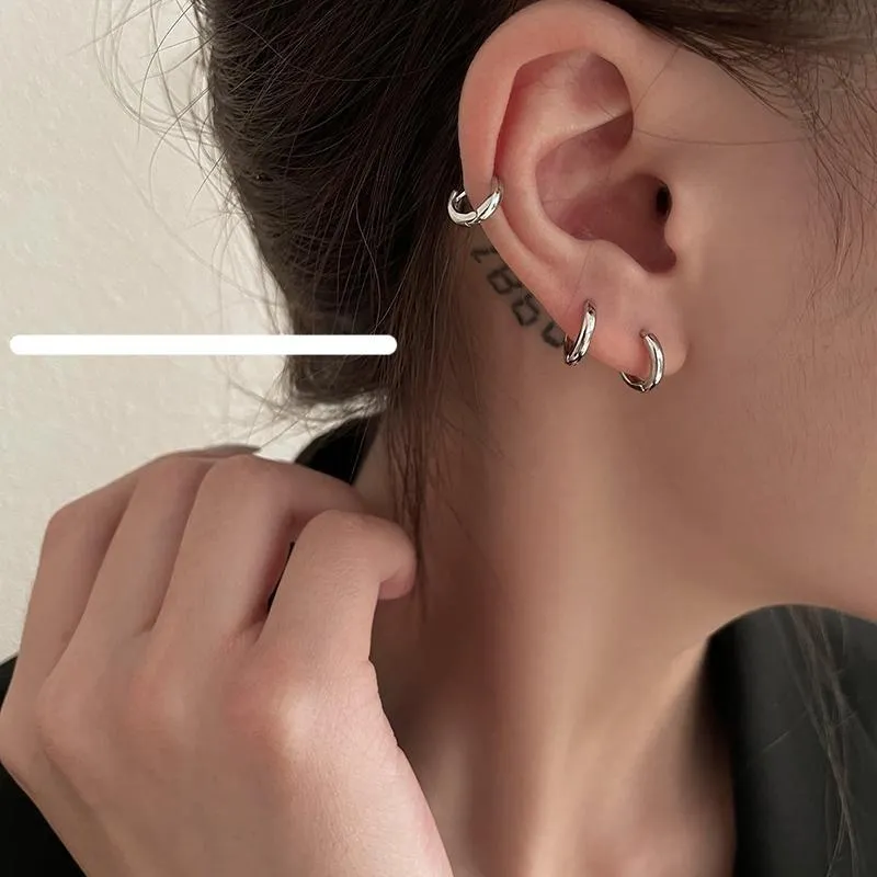 Metal Hoop Earrings