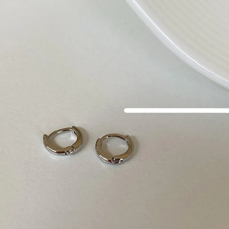 Metal Hoop Earrings