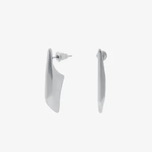 Metal Rhombus Blade Earrings