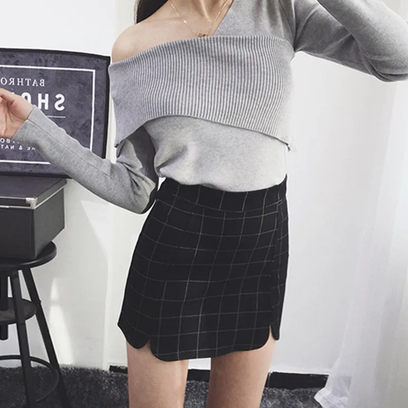 [@metroapero] "STRETCH PLAID PETALS" SKIRT K052703REVIEW