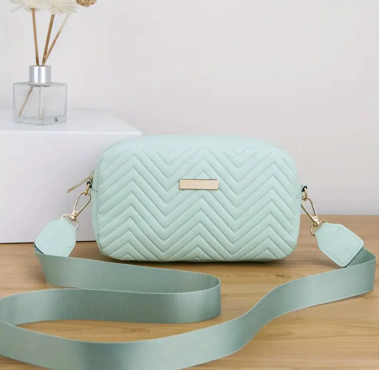 Mini Quilted Crossbody