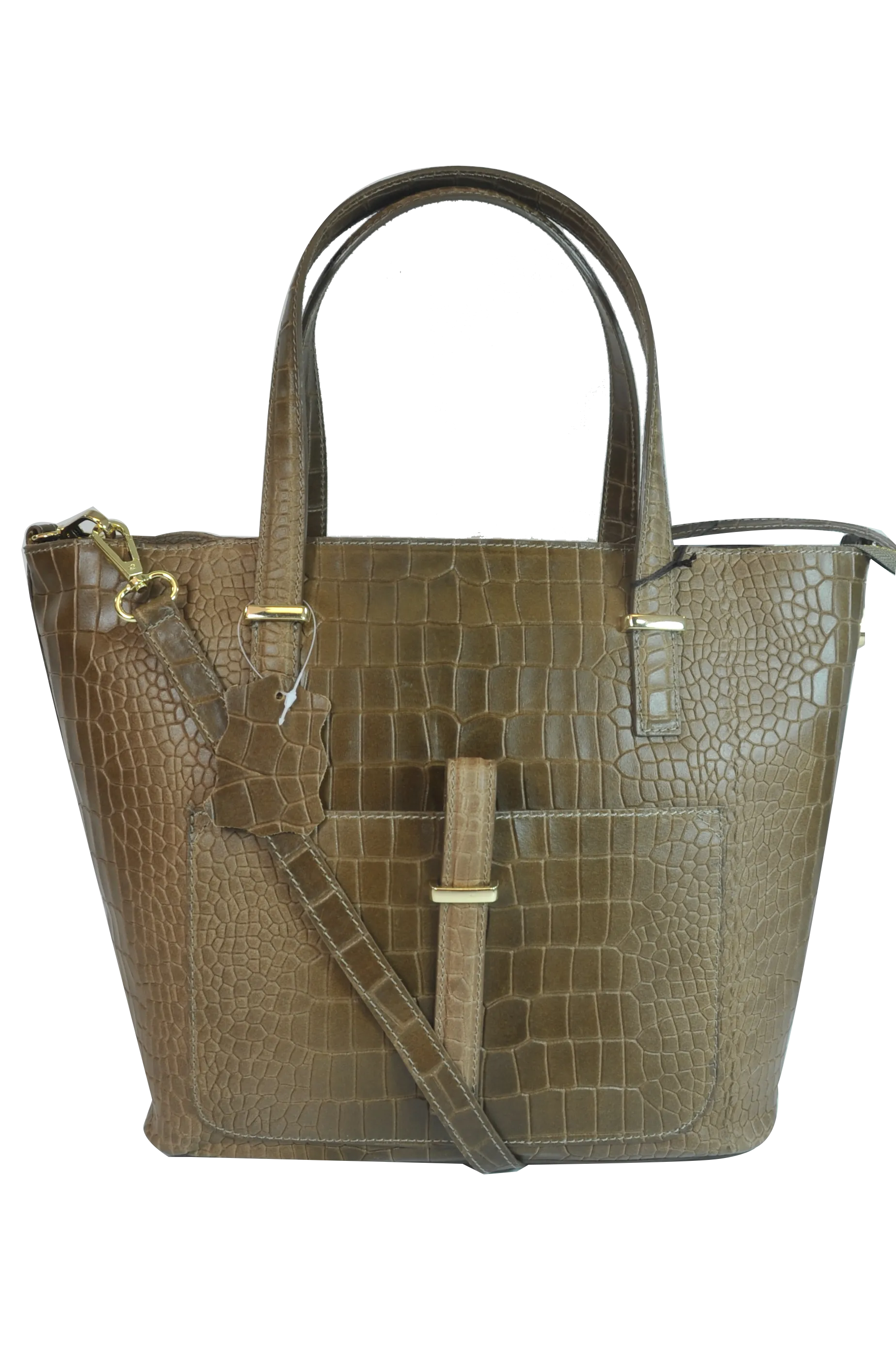Misty Croci Beau Leather Tote - Made In Italy [YG8132]