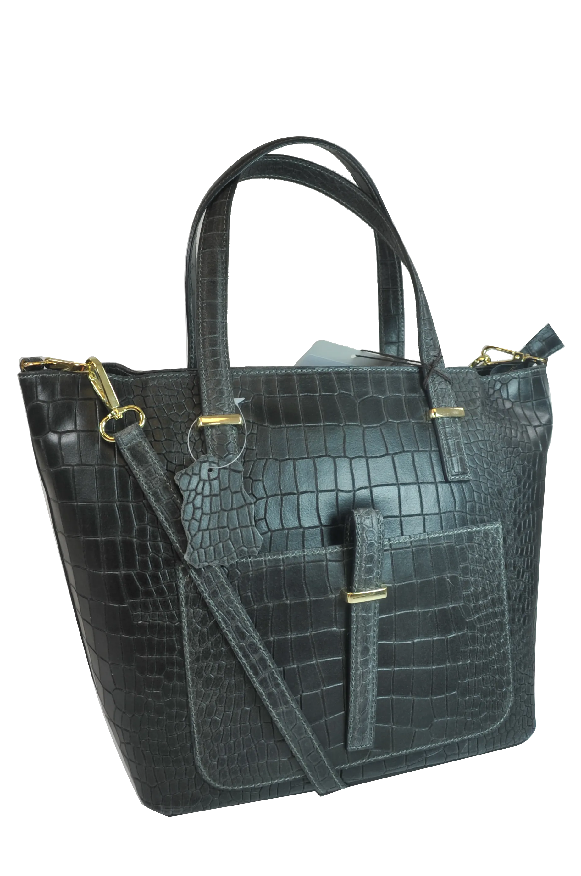 Misty Croci Beau Leather Tote - Made In Italy [YG8132]
