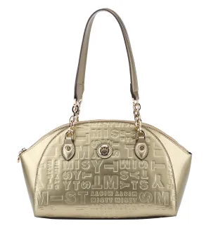 Misty Metallic Shine Leather Bag - Made in Italy [MVT5899]