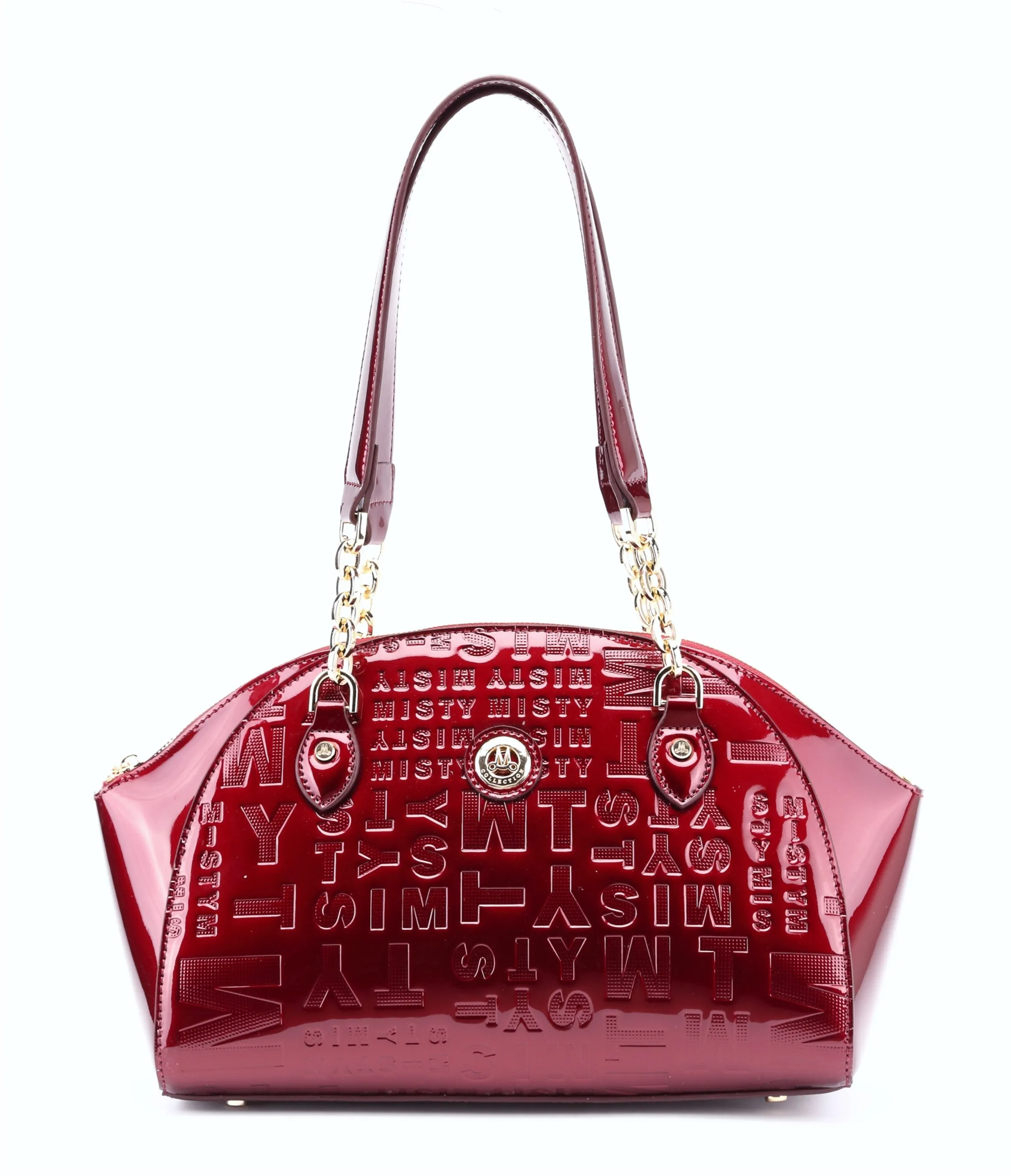 Misty Metallic Shine Leather Bag - Made in Italy [MVT5899]