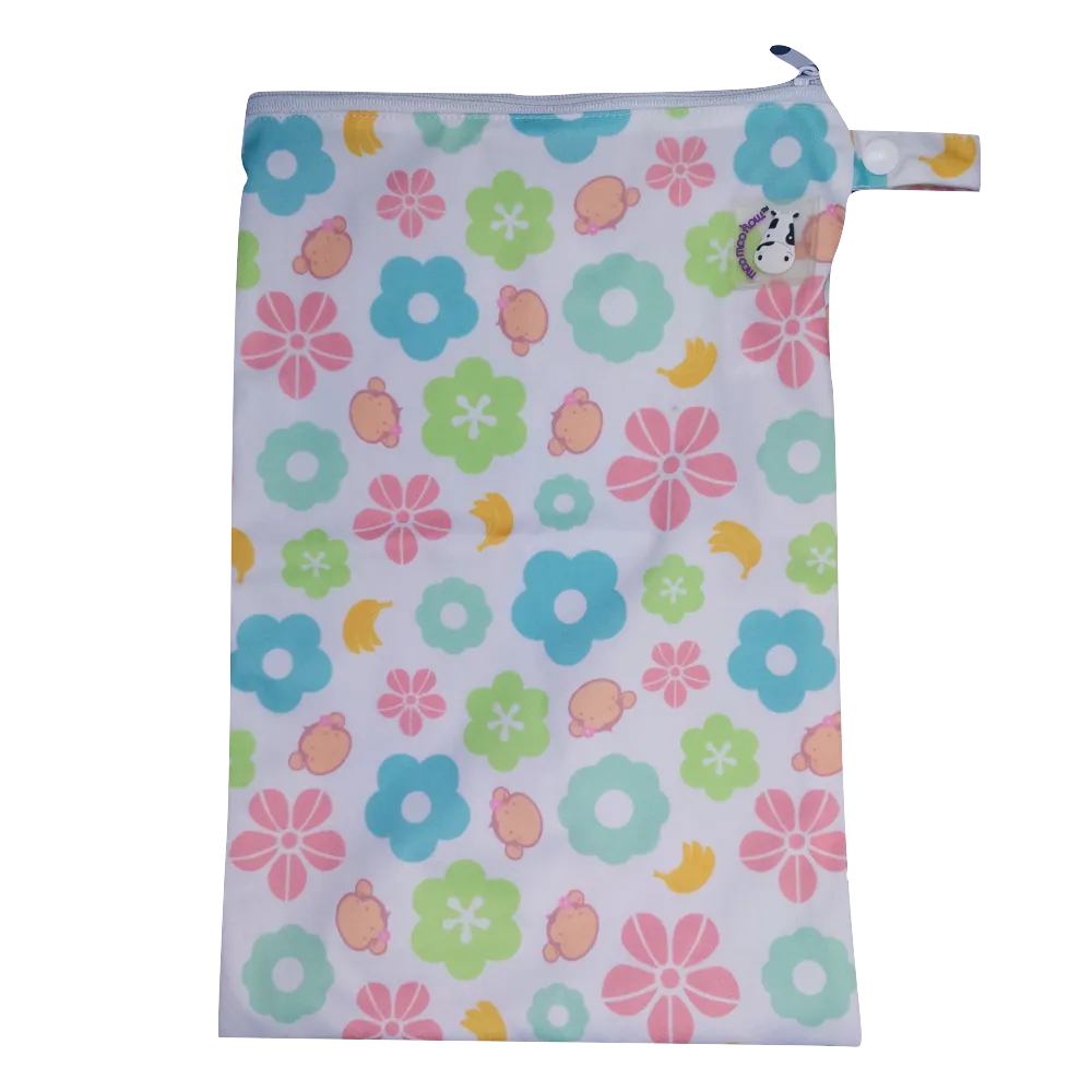Moo Moo Kow Wet Bag Medium - Mooky Flower