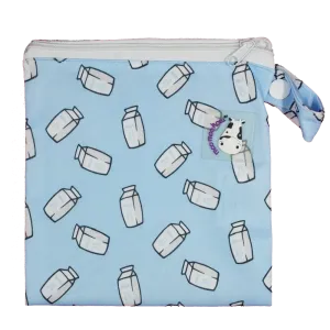 Moo Moo Kow Wet Bag XS - Milk Cartons