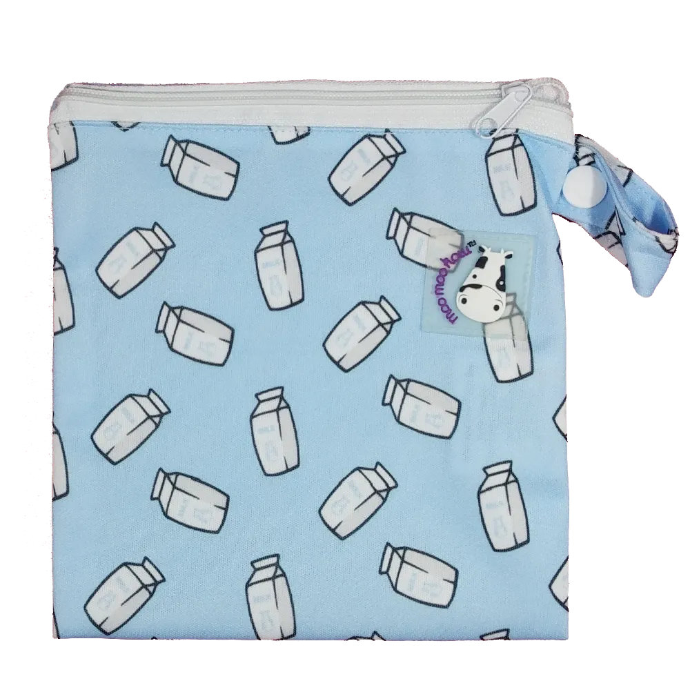 Moo Moo Kow Wet Bag XS - Milk Cartons