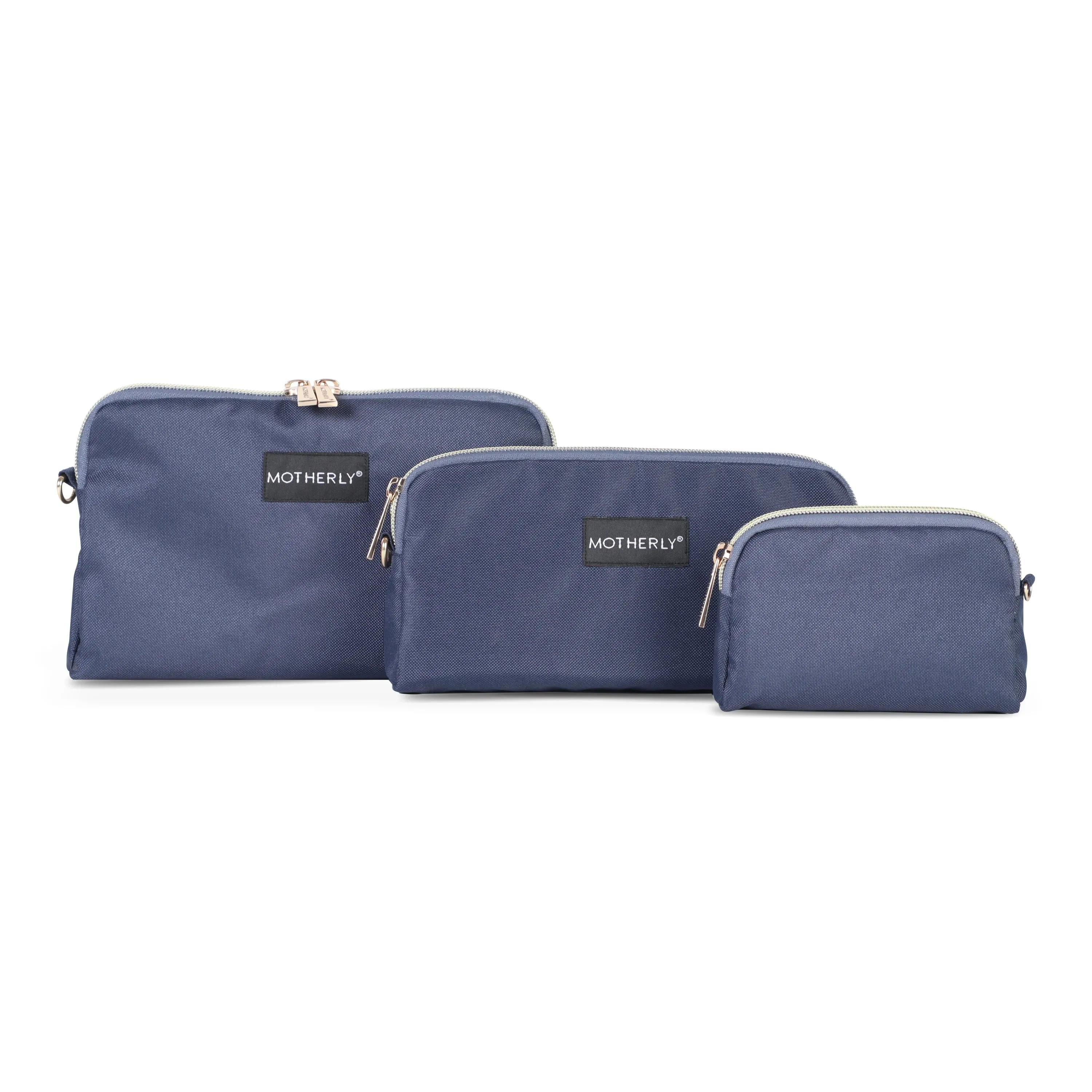 Motherly Diaper Organization Pouches, Pretty Travel Toiletry Bag Set for Women, Stylish Party Clutch or Handbag