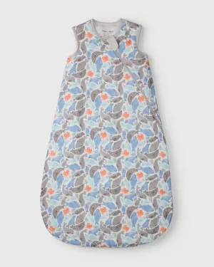 Muslin Lightweight Sleep Bag 0.5 TOG - Silly Seals