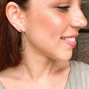 Must-Have Jewelry Wardrobe Essentials: Unique Textured and Mixed Metal Hoops