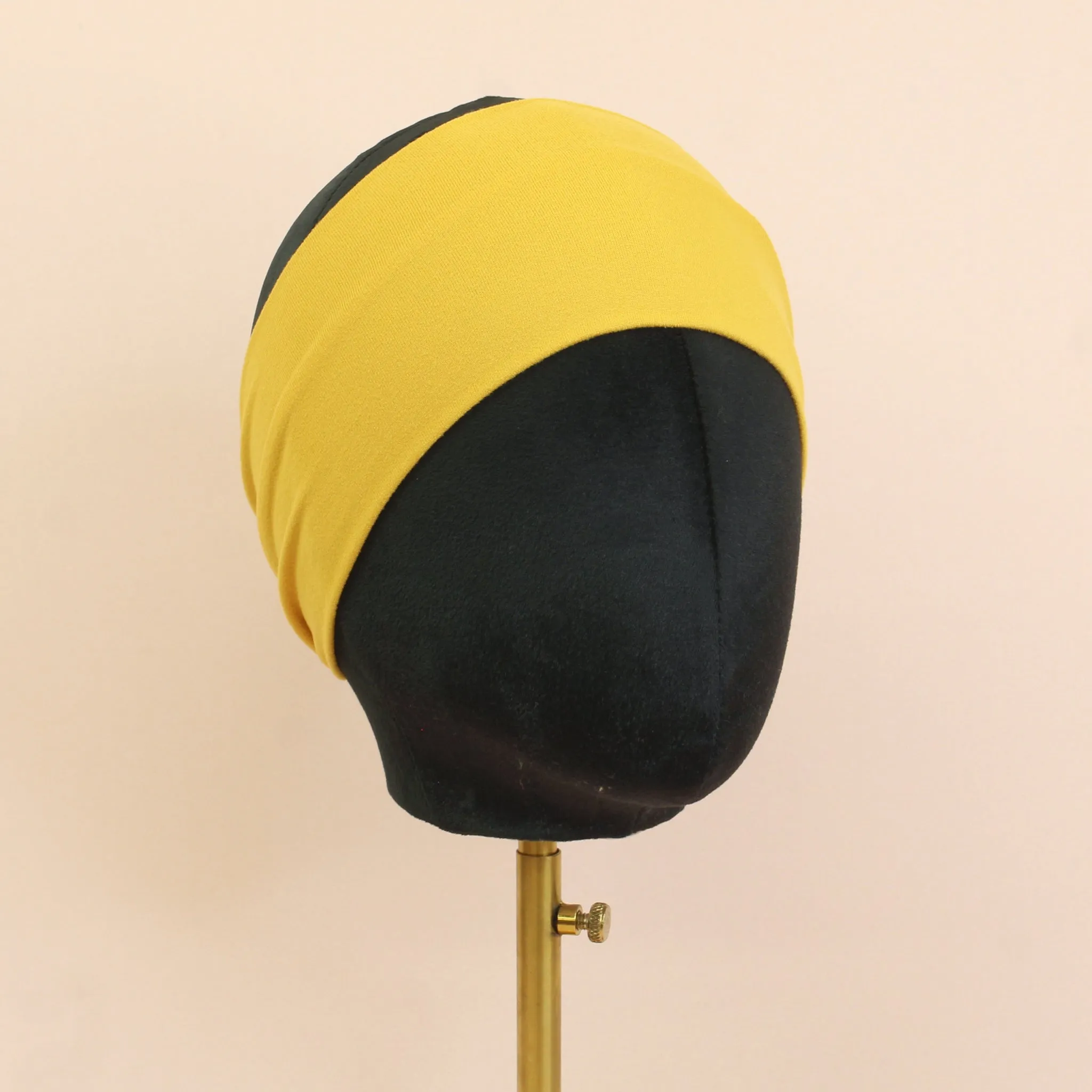 Mustard Solid Stretch Headband