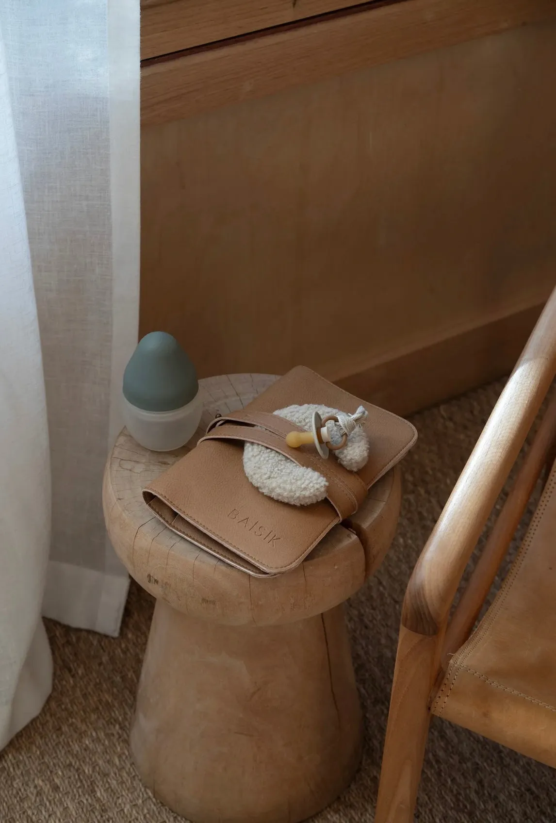 Nappy Wallet Tan | Baisik