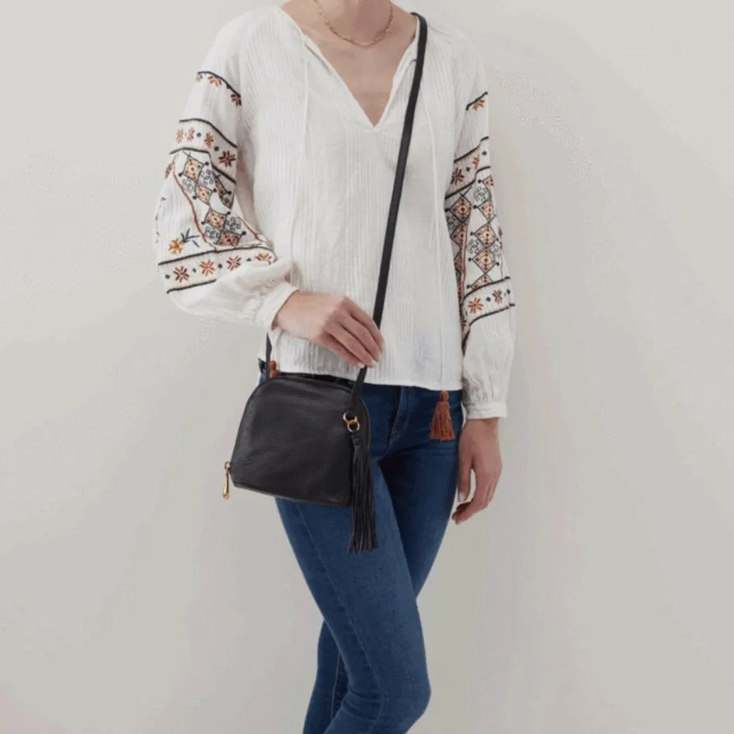 Nash Hobo Crossbody in Black