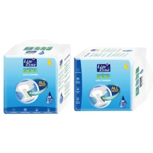 Nateen All Night Adult Diaper (large) - 8 X 10's 1361/40