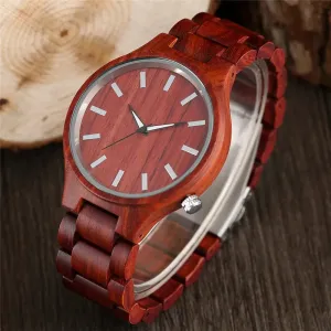 Nature Red Sandalwood Wooden Watch