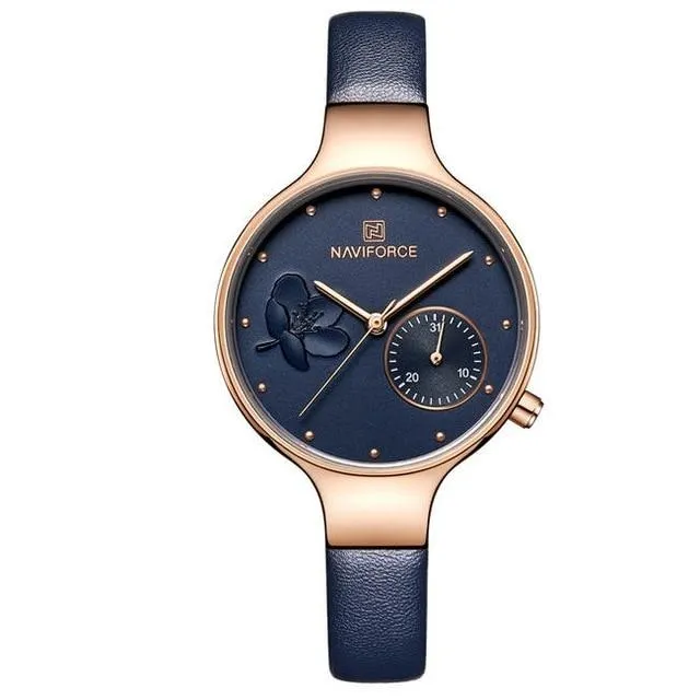 Naviforce Women's Leather Fashion Watch