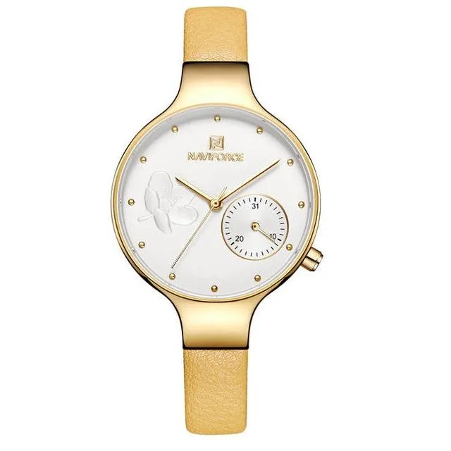 Naviforce Women's Leather Fashion Watch