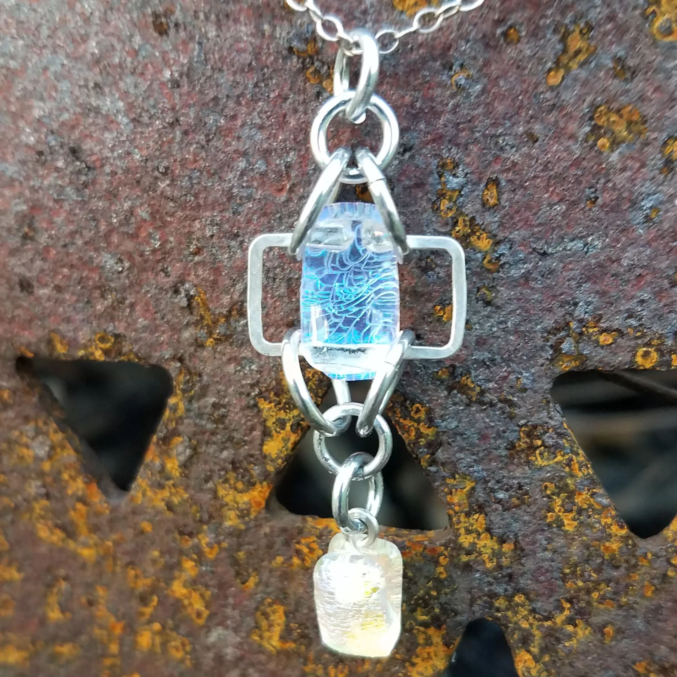 Necklace Retro Dangle 16"