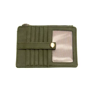 New Penny Mini Travel Wallet in Dark Basil