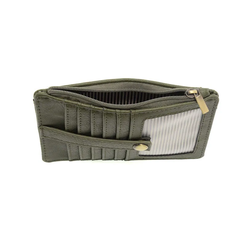 New Penny Mini Travel Wallet in Dark Basil