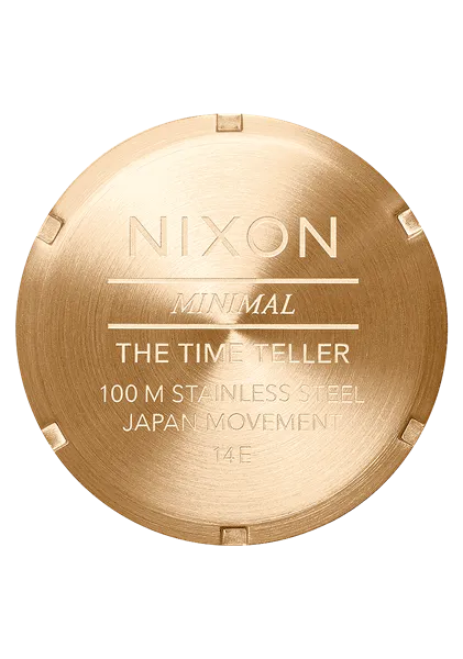 Nixon Time Teller Watch - All Gold / Black Sunray