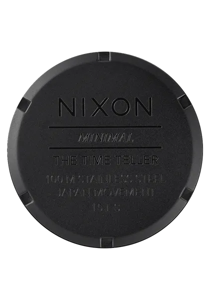 Nixon Time Teller Watch - Matte Black / Gold
